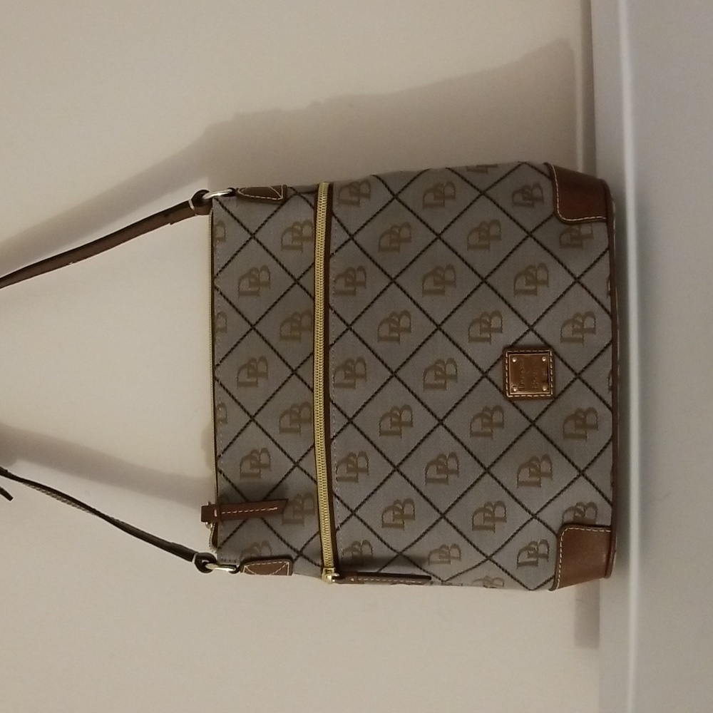 Dooney & Bourke Brown and Tan Crossbody Bag